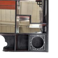 Heal's & Son, anglo-Japanese Oak Wall Shelf with Fretwork, Aesthetic Movement - Thumbnail 7