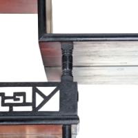 Heal's & Son, anglo-Japanese Oak Wall Shelf with Fretwork, Aesthetic Movement - Thumbnail 9