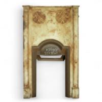 M. H. Baillie Scott In the style of, Arts & Crafts Cast Iron Fireplace