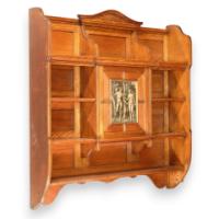 Bruce James Talbert Attributed – Gothic Revival Oak Wall Hanging Bookcase - Thumbnail 1