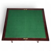 Liberty & Co., anglo-Moorish Arts & Crafts Walnut Fold-Over Games Table - Thumbnail 12
