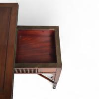 Liberty & Co., anglo-Moorish Arts & Crafts Walnut Fold-Over Games Table - Thumbnail 14