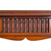 Liberty & Co., anglo-Moorish Arts & Crafts Walnut Fold-Over Games Table - Thumbnail 15