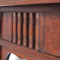 Liberty & Co., anglo-Moorish Arts & Crafts Walnut Fold-Over Games Table - Thumbnail 17