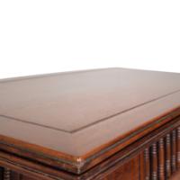 Liberty & Co., anglo-Moorish Arts & Crafts Walnut Fold-Over Games Table - Thumbnail 18