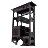 Heal's & Son. An Anglo-japanese Aesthetic Movement Set of Ebonised Wall Shelves - Thumbnail 3