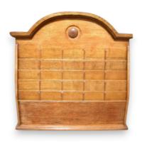 Shapland & Petter Attributed, Arts & Crafts Oak Letter Rack