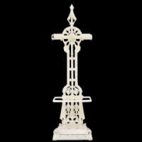 Falkirk, Style of. Dr. C. Dresser, Aesthetic Movement Painted Cast Iron Stick Stand - Thumbnail 1
