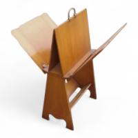 Liberty & Co., an Arts & Crafts Oak Folding Magazine Rack