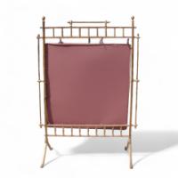 A Well-Crafted Aesthetic Movement Brass Fire Screen