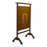 E. W. Godwin Style. Anglo-Japanese Fire Screen with a Japanese Silk Embroidery - Thumbnail 4