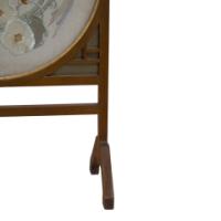 E. W. Godwin Style. An Anglo-Japanese Fire Screen with a Japanese Silk Embroidery - Thumbnail 12