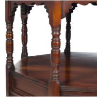 C. Hindley and Sons, Aesthetic Movement Walnut Octagonal Side Table - Thumbnail 14