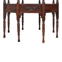 C. Hindley and Sons – Aesthetic Movement Walnut Octagonal Side Table - Thumbnail 9