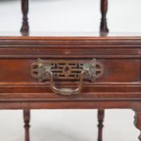 C. Hindley and Sons, Aesthetic Movement Walnut Octagonal Side Table - Thumbnail 18