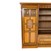 Charles Bevan for Marsh, Jones and Cribb – Aesthetic Movement Oak Bookcase - Thumbnail 9