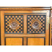 Charles Bevan for Marsh, Jones and Cribb, Aesthetic Movement Oak Bookcase - Thumbnail 15