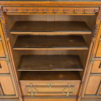 Charles Bevan for Marsh, Jones and Cribb, Aesthetic Movement Oak Bookcase - Thumbnail 19