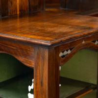 Waring & Gillow, Arts & Crafts Bow Fronted Inlaid Display Cabinet - Thumbnail 10
