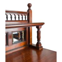 W. Walker and Sons – Pair of Aesthetic Movement Walnut Serving Buffets - Thumbnail 6