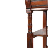 W. Walker and Sons – Pair of Aesthetic Movement Walnut Serving Buffets - Thumbnail 13