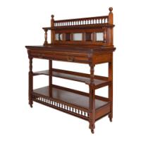 W. Walker and Sons, Pair of Aesthetic Movement Walnut Serving Buffets - Thumbnail 25