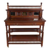 W. Walker and Sons, Pair of Aesthetic Movement Walnut Serving Buffets - Thumbnail 28