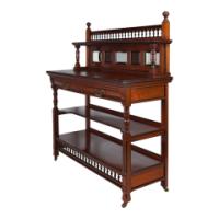 W. Walker and Sons, Pair of Aesthetic Movement Walnut Serving Buffets - Thumbnail 30