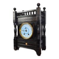 Bruce James Talbert – Aesthetic Movement Ebonised Walnut Mantel Clock - Thumbnail 3