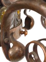 Birmingham Guild of Handicraft, Attributed – Arts and Crafts Hammered Copper Chandelier - Thumbnail 13