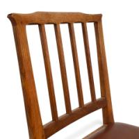 E Barnsley for the Rural Industries Bureau Six Arts & Crafts Oak Dining Chairs - Thumbnail 7