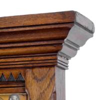 E. W. Godwin, Style of. Anglo-Japanese Oak Hallstand with Songbirds on Blossoms - Thumbnail 3