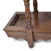 E. W. Godwin Style Of, Anglo-Japanese Oak Hallstand with Songbirds on Blossoms - Thumbnail 15