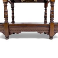 E. W. Godwin, Style of. Anglo-Japanese Oak Hallstand with Songbirds on Blossoms - Thumbnail 17