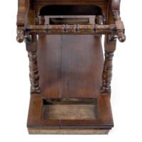 E. W. Godwin, Style of. Anglo-Japanese Oak Hallstand with Songbirds on Blossoms - Thumbnail 19