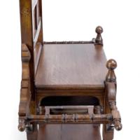 E. W. Godwin Style Of, Anglo-Japanese Oak Hallstand with Songbirds on Blossoms - Thumbnail 20