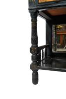 Gillow & Co., Aesthetic Movement Side Cabinet with Painted Floral Panels - Thumbnail 19