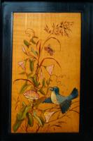 Gillow & Co., Aesthetic Movement Side Cabinet with Painted Floral Panels - Thumbnail 11