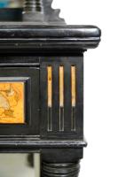 Gillow & Co., Aesthetic Movement Side Cabinet with Painted Floral Panels - Thumbnail 15