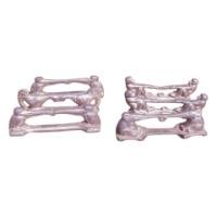 WMF. Six Novelty Knife Rests All Joined in Humourous Poses - Thumbnail 1
