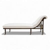 E. W. Godwin for Collinson & Lock. Anglo-Japanese Rosewood Chaise Lounge or Day Bed