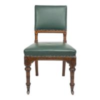Charles Bevan for Marsh & Jones. Gothic Revival Side Chair with Chamfered Edges - Thumbnail 2