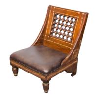 Christopher Dresser for Art Furniture Alliance, Aesthetic Movement Low Chair - Thumbnail 3