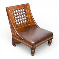 Christopher Dresser for Art Furniture Alliance, Aesthetic Movement Low Chair - Thumbnail 1