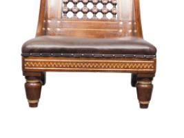 Christopher Dresser for Art Furniture Alliance, Aesthetic Movement Low Chair - Thumbnail 9