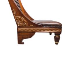 Christopher Dresser for Art Furniture Alliance, Aesthetic Movement Low Chair - Thumbnail 16
