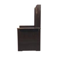 M. H. Baillie Scott, Arts & Crafts Ebonised Oak Armchair with Mother-of-Pearl Inlay - Thumbnail 5