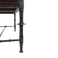 Daniel Cottier, Aesthetic Movement Painted Egyptian Revival Side Cabinet/Desk with Drawers - Thumbnail 16