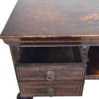 Daniel Cottier, Aesthetic Movement Painted Egyptian Revival Side Cabinet/Desk with Drawers - Thumbnail 14