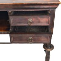 Daniel Cottier, Aesthetic Movement Painted Egyptian Revival Side Cabinet/Desk with Drawers - Thumbnail 13